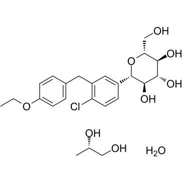 Dapagliflozin((2S)-1,2-propanediol hydrate)图片