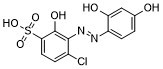 4-Chloro-3-(2,4-dihydroxyphenylazo)-2-hydroxybenzene-1-sulfonic acid图片