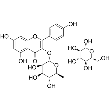 Kaempferol-3-O-glucorhamnoside图片