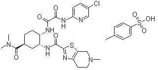 Edoxaban tosylate(DU-176b)图片