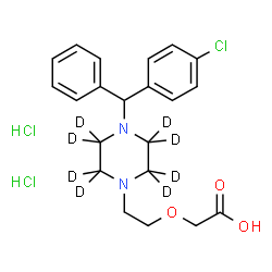 Cetirizine D8 dihydrochloride图片