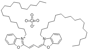 3,3'-Dioctadecyloxacarbocyanine perchlorate图片