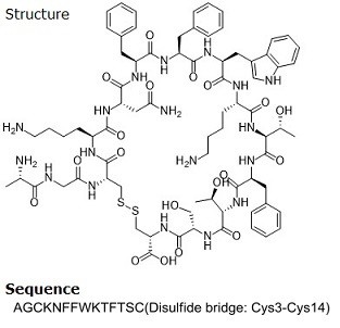 Cyclic somatostatin(SRIF-14 Somatostatin-14)图片