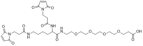 Bis-Mal-Lysine-PEG4-acid图片