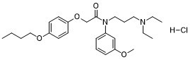 Acetamide,N-(m-anisyl)-2-(p-butoxyphenoxy)-N-(3-(diethylamino)propyl)-,hydrochloride图片