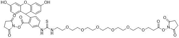 Fluorescein-PEG6-bis-NHS ester图片