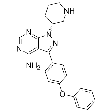 Btk inhibitor 1(R enantiomer)图片