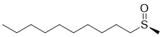 1-Decyl methyl sulfoxide图片