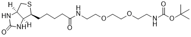 Biotin-PEG2-NH-Boc图片
