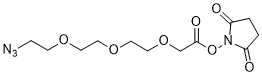 Azido-PEG3-CH2CO2-NHS图片
