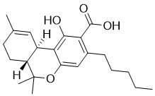 delta(9)-Tetrahydrocannabinolic acid图片