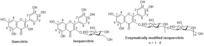 Enzymatically modified isoquercitrin图片
