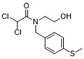Acetamide,2,2-dichloro-N-(2-hydroxyethyl)-N-(p-(methylthio)benzyl)-图片