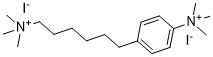 Ammonium,(6-(p-trimethylammoniophenyl)hexyl)trimethyl-,diiodide图片