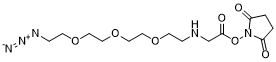 Azido-PEG3-aminoacetic acid-NHS esterͼƬ