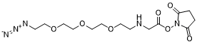 Azido-PEG3-aminoacetic acid-NHS ester图片
