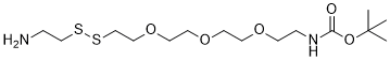 Amino-ethyl-SS-PEG3-NHBoc图片