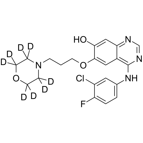 O-Desmethyl gefitinib D8图片