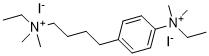 Ammonium,(4-(p-ethyldimethylammoniophenyl)butyl)ethyldimethyl-,diiodide图片