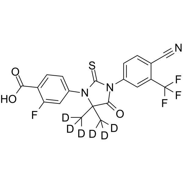 Enzalutamide carboxylic acid D6图片