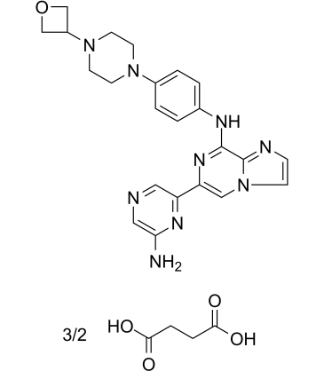 Lanraplenib succinate(GS9876 GS-SYK)图片
