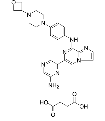 Lanraplenib monosuccinate(GS9876 GS-SYK)图片