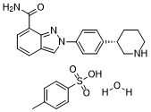 Niraparib tosylate hydrate(MK4827)图片