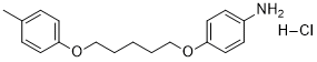 Aniline,p-(5-(p-tolyloxy)pentyloxy)-,hydrochloride图片