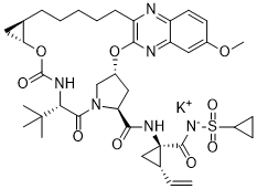 Grazoprevir potassium salt图片
