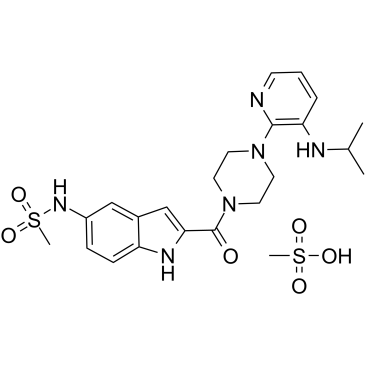 Delavirdine mesylate(U-90152)图片