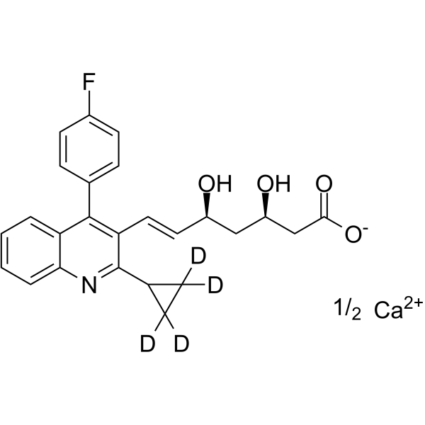 Pitavastatin-d4 hemicalcium图片