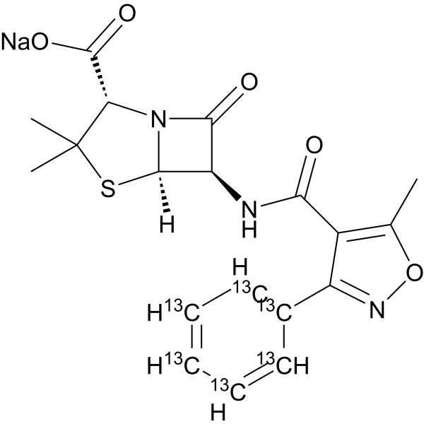 Oxacillin-13C6 sodium图片
