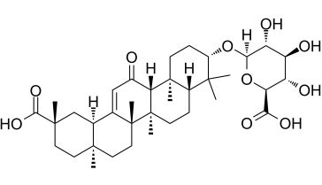 Glycyrrhetic acid 3-O-β-D-glucuronide图片