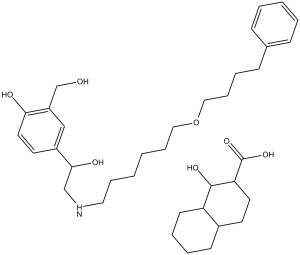 Salmeterol xinafoate(GR 33343X xinafoate)图片