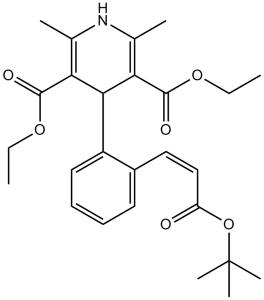 Lacidipine(GX-1048,GR-43659X,SN-305,Lacipil,Motens)图片