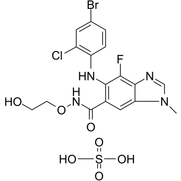 Selumetinib sulfate(AZD6244 sulfate)图片