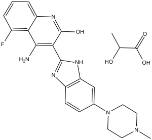 Dovitinib(TKI258 CHIR-258)Lactate图片
