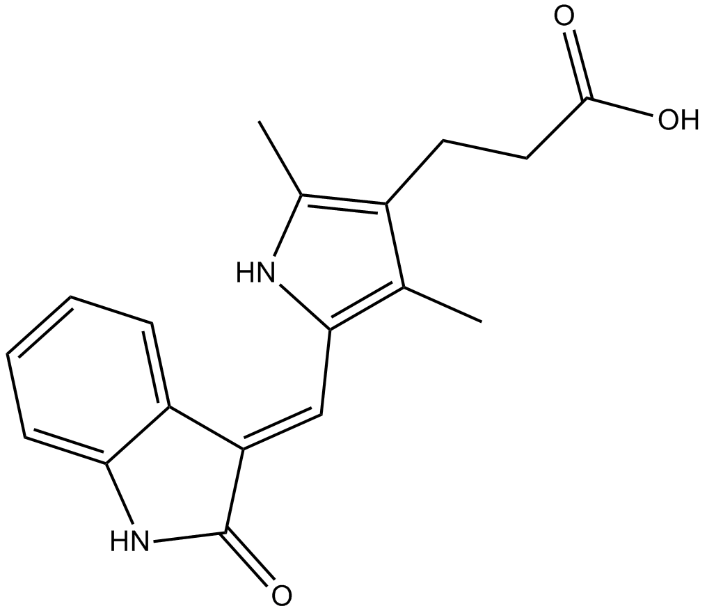 Orantinib(SU 6668 NSC-702827 TSU68)ͼƬ