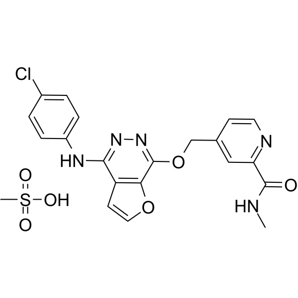 Telatinib mesylate(Bay 57-9352 mesylate)ͼƬ