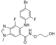 Binimetinib(Mektovi ARRY438162 ARRY162 MEK162)ͼƬ