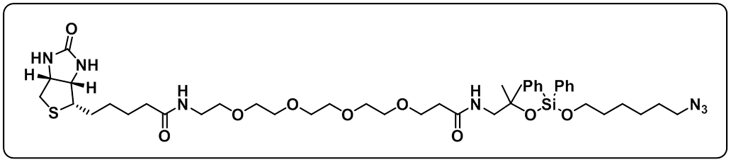 Biotin-PEG4-amino-t-Bu-DADPS-C6-azide图片