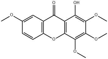 1-Hydroxy-2,3,4,7-tetramethoxyxanthone图片