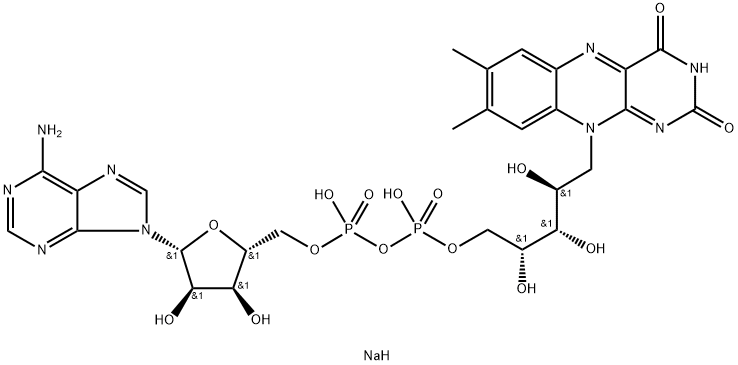 Flavin adenine dinucleotide disodium(FAD disodium)图片