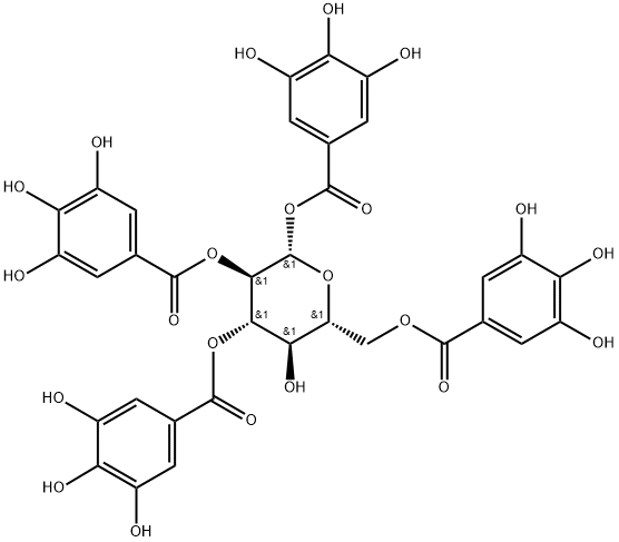 1,2,3,6-Tetra-O-galloyl-β-D-glucose图片