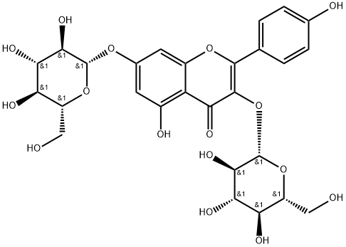 Kaempferol 3,7-di-O-glucoside图片