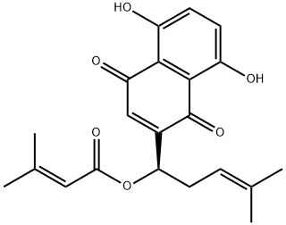 β,β-Dimethylacrylshikonin图片