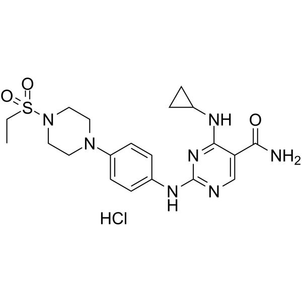Cerdulatinib hydrochloride图片