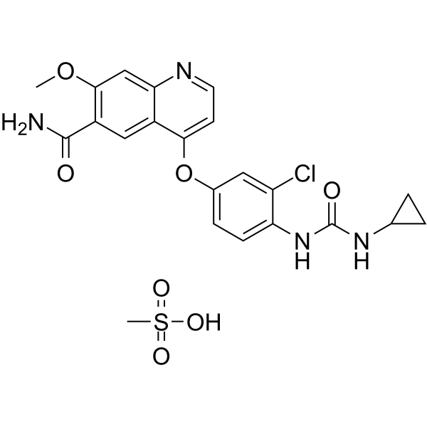 Lenvatinib mesylate图片