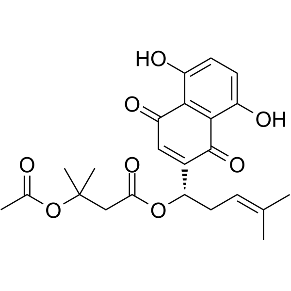 Beta-Acetoxyisovalerylshikonin图片