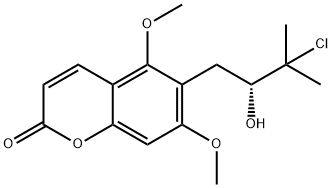 6-(3-Chloro-2-hydroxy-3-methylbutyl)-5,7-dimethoxycoumarin图片